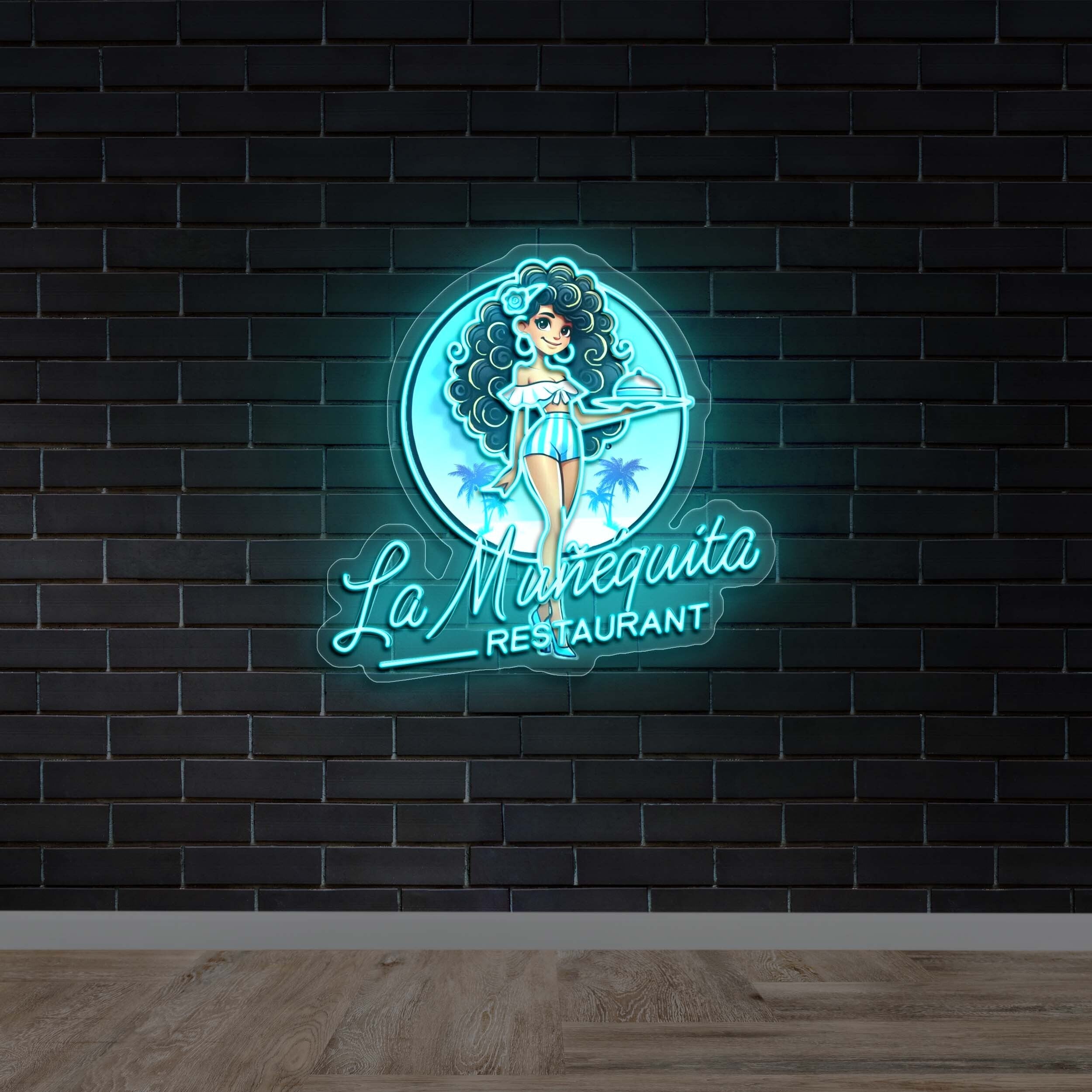 La Muñequita - Premium Neon Artwork