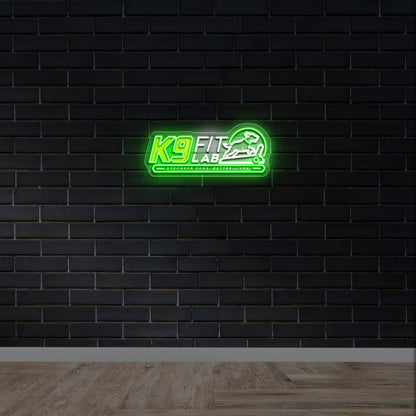 K9 FIT LAB - Premium Neon Artwork