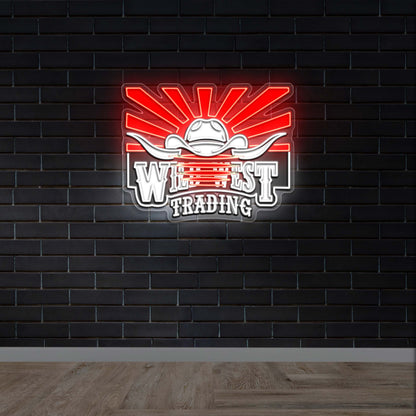 Wild West Trading - Premium Neon Artwork