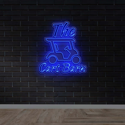 The Cart Barn - Premium Neon Artwork