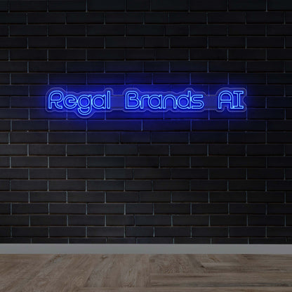 REGAL BRANDS AI - Premium Neon Artwork