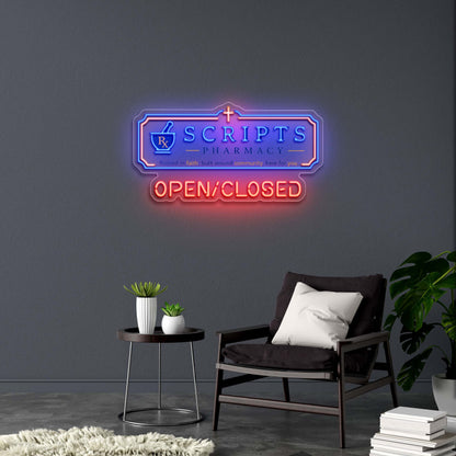SCRIPTS - Premium Neon Artwork