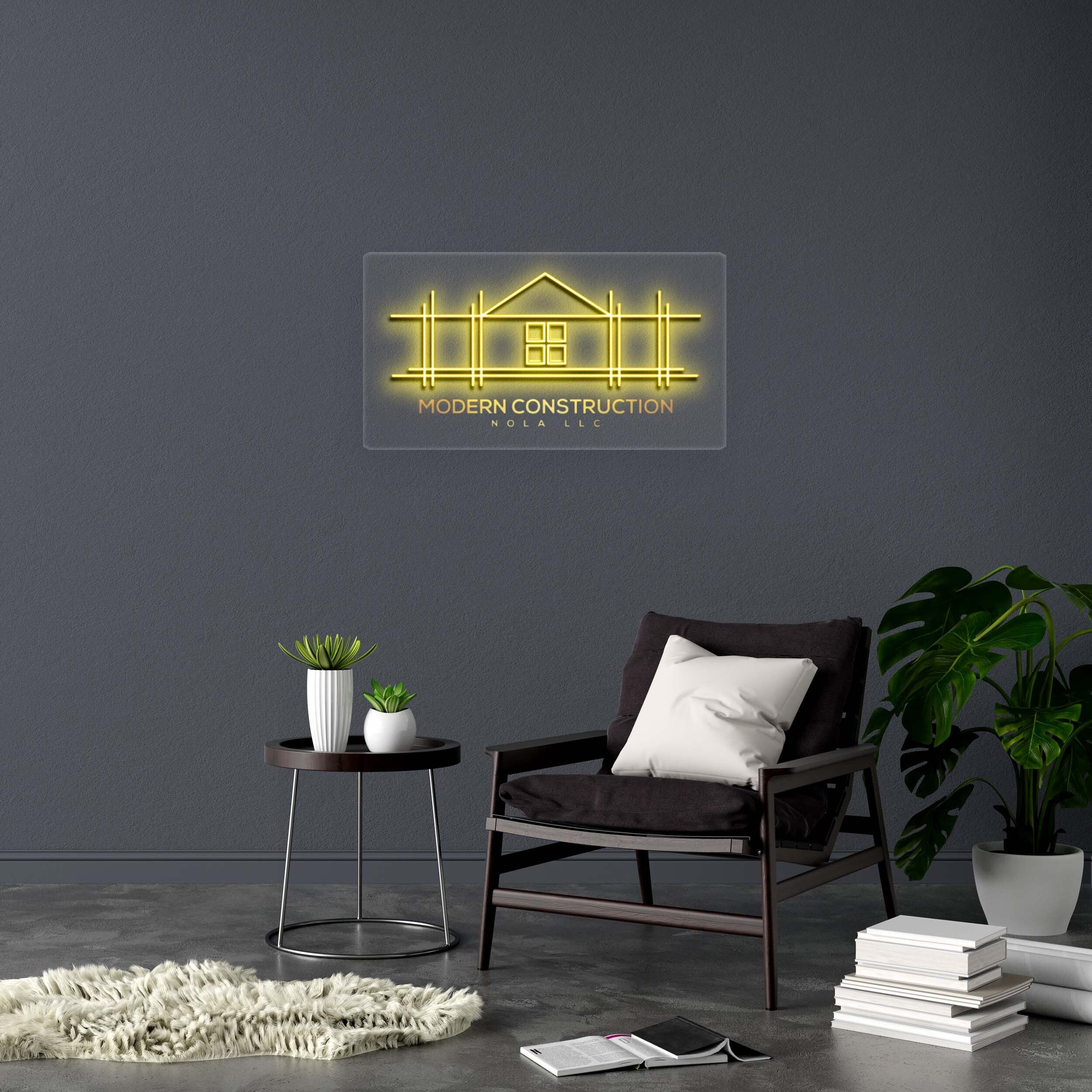 MODERN CONSTRUCTION (version 2) - Premium Neon Artwork
