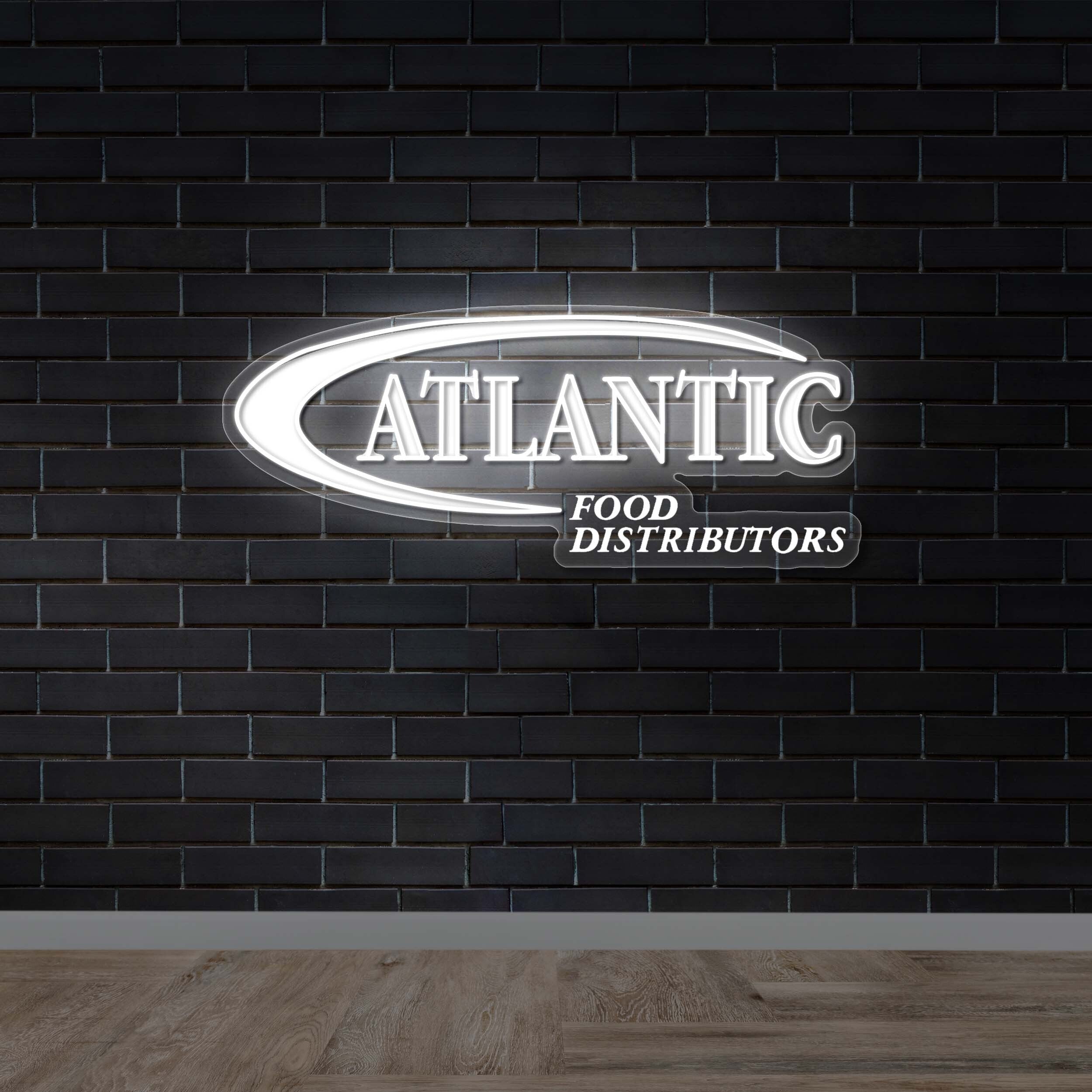 Atlantic Food Distributors - Premium Neon Artwork