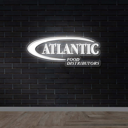 Atlantic Food Distributors - Premium Neon Artwork