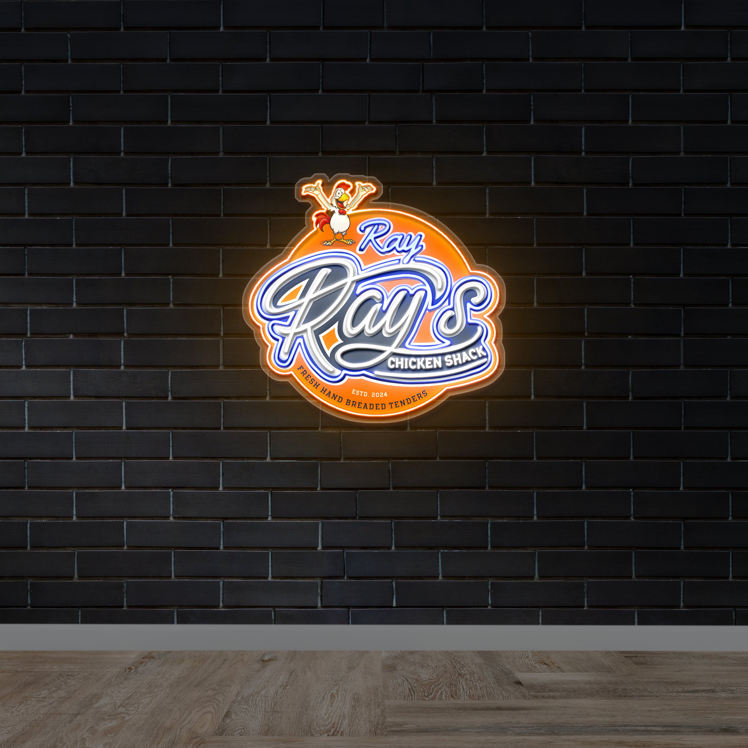 Ray’s Chicken Shack - Premium Neon Artwork