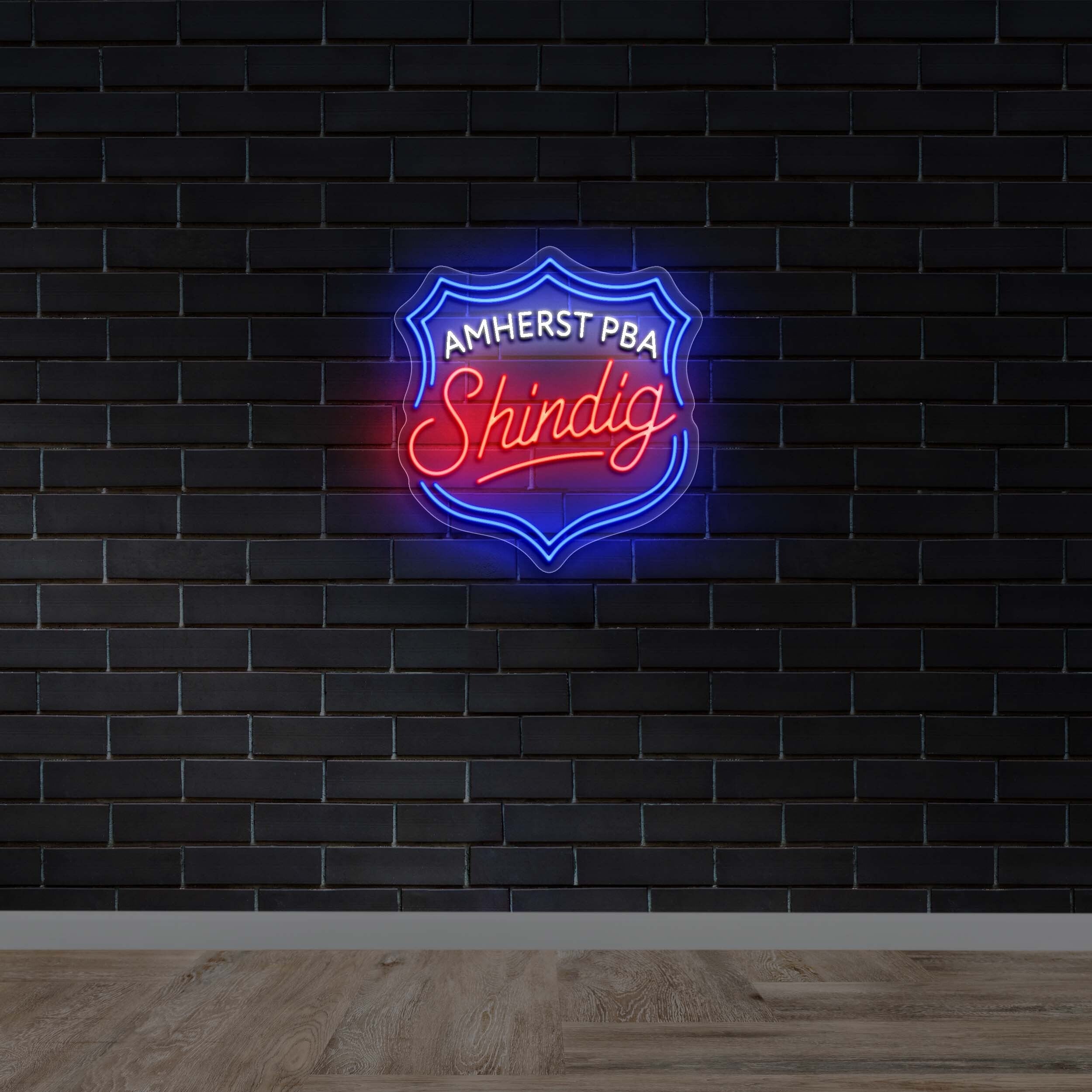 Amherst PBA Shindig - Premium Neon Artwork