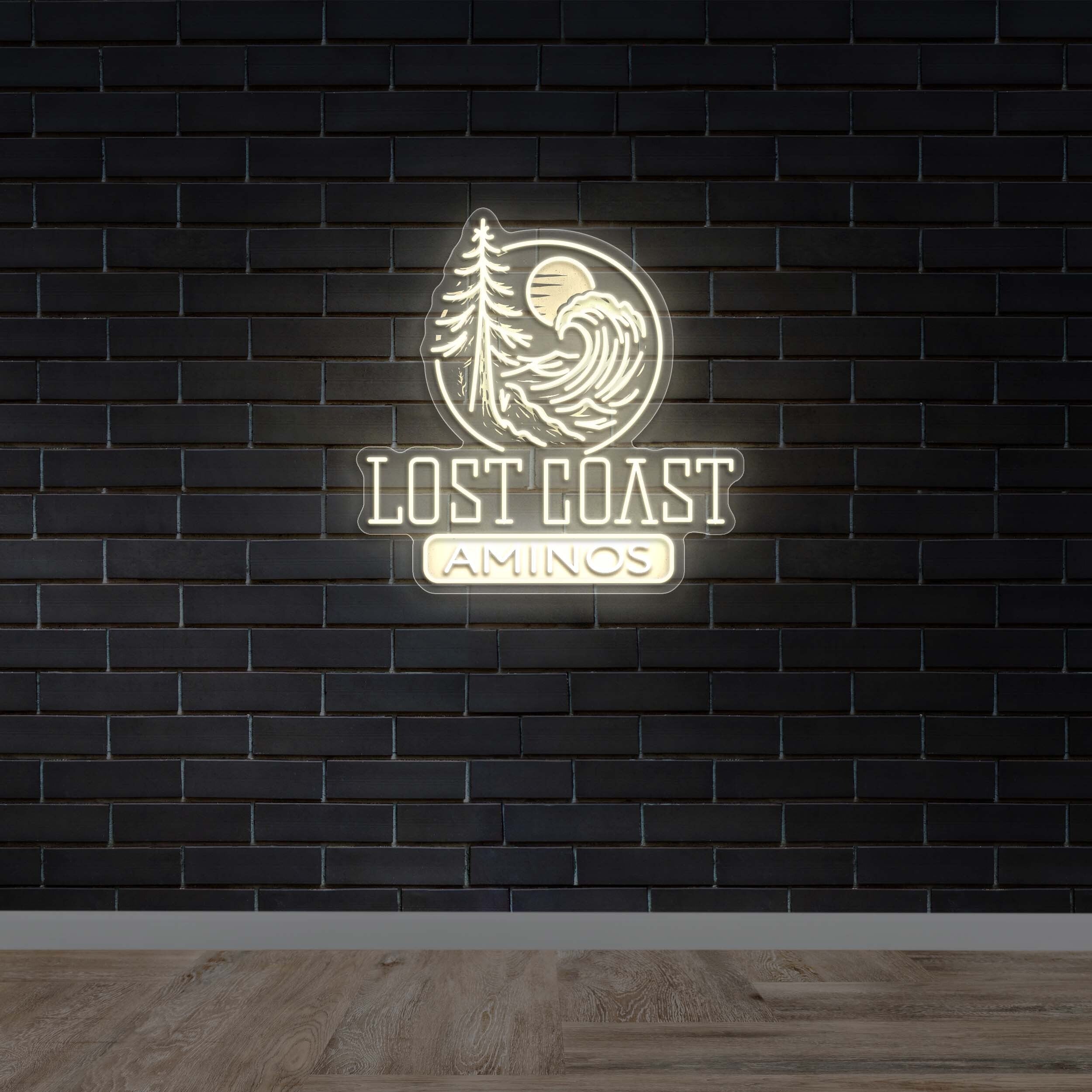 LOST COAST AMINOS - Premium Neon Artwork