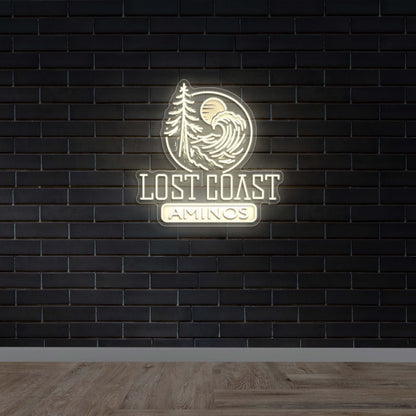 LOST COAST AMINOS - Premium Neon Artwork