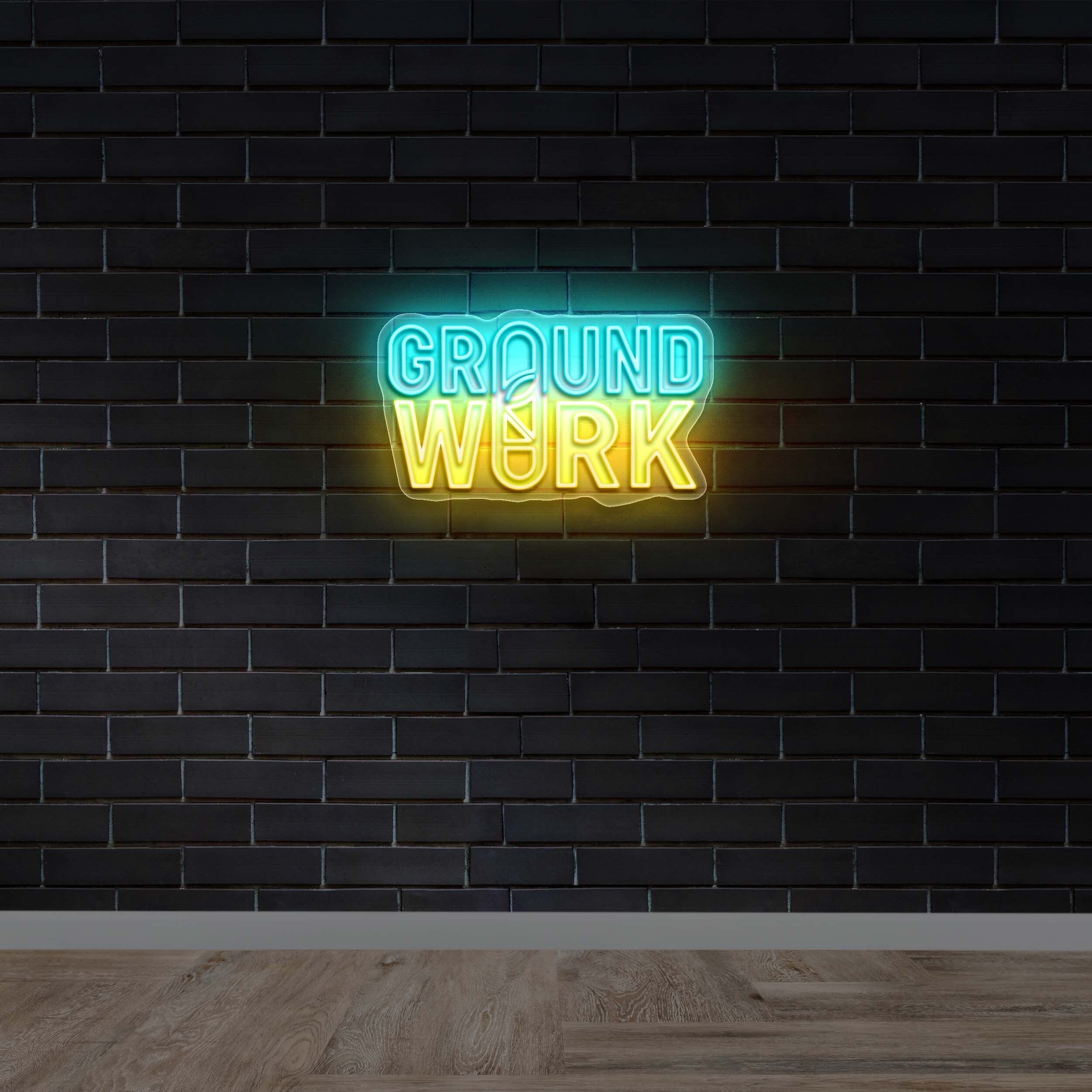GROUND WORK - Premium Neon Artwork