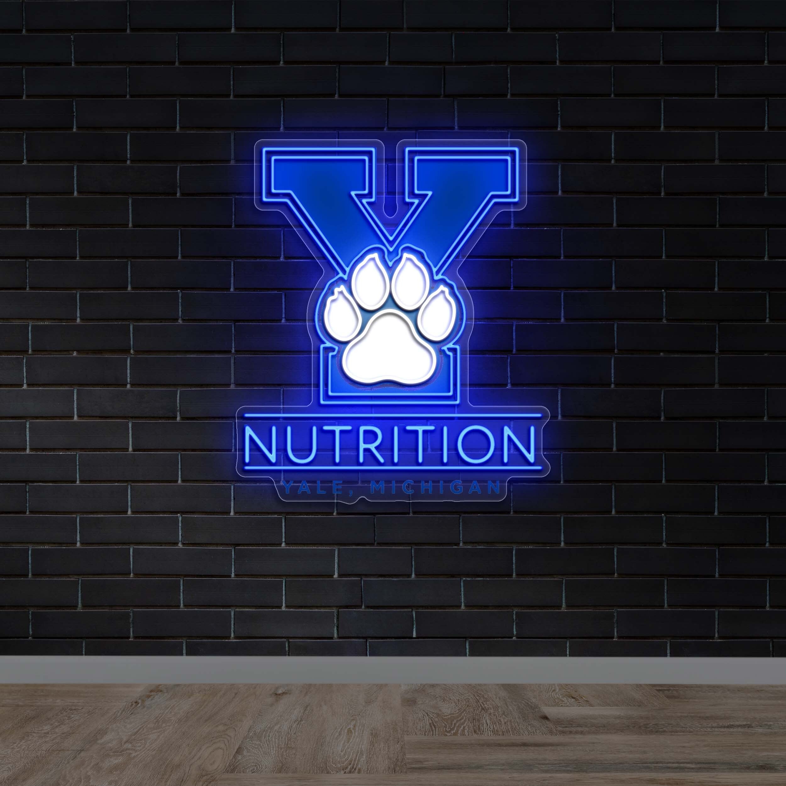 Yale Nutrition - Premium Neon Artwork