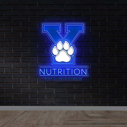 Yale Nutrition - Premium Neon Artwork