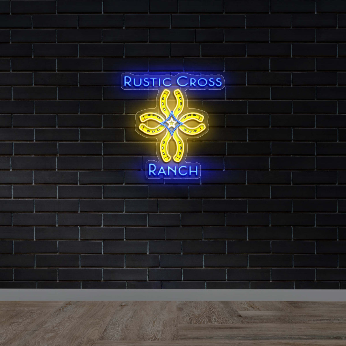 Rustic cross ranch - Premium neon artwork