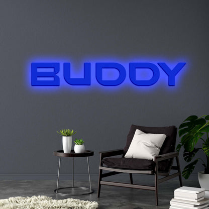 BUDDY -  Premium Neon Artwork
