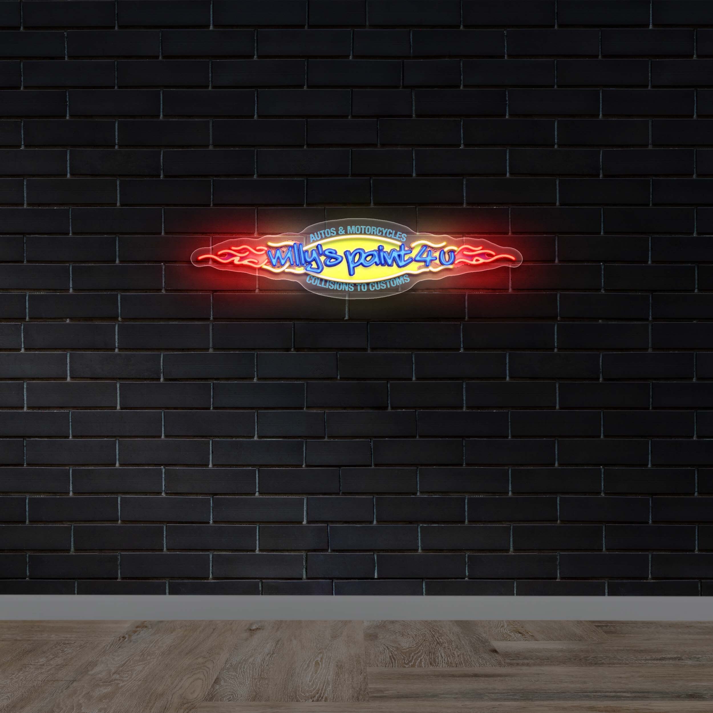 Willy’s Paint 4 U - Premium Neon Artwork