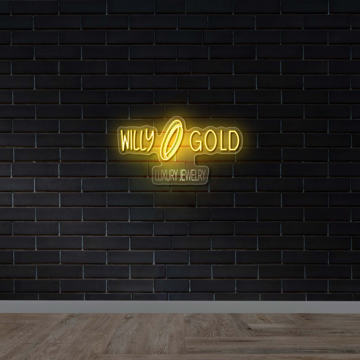 Willy Gold - Premium Neon Artwork