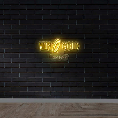 Willy Gold - Premium Neon Artwork