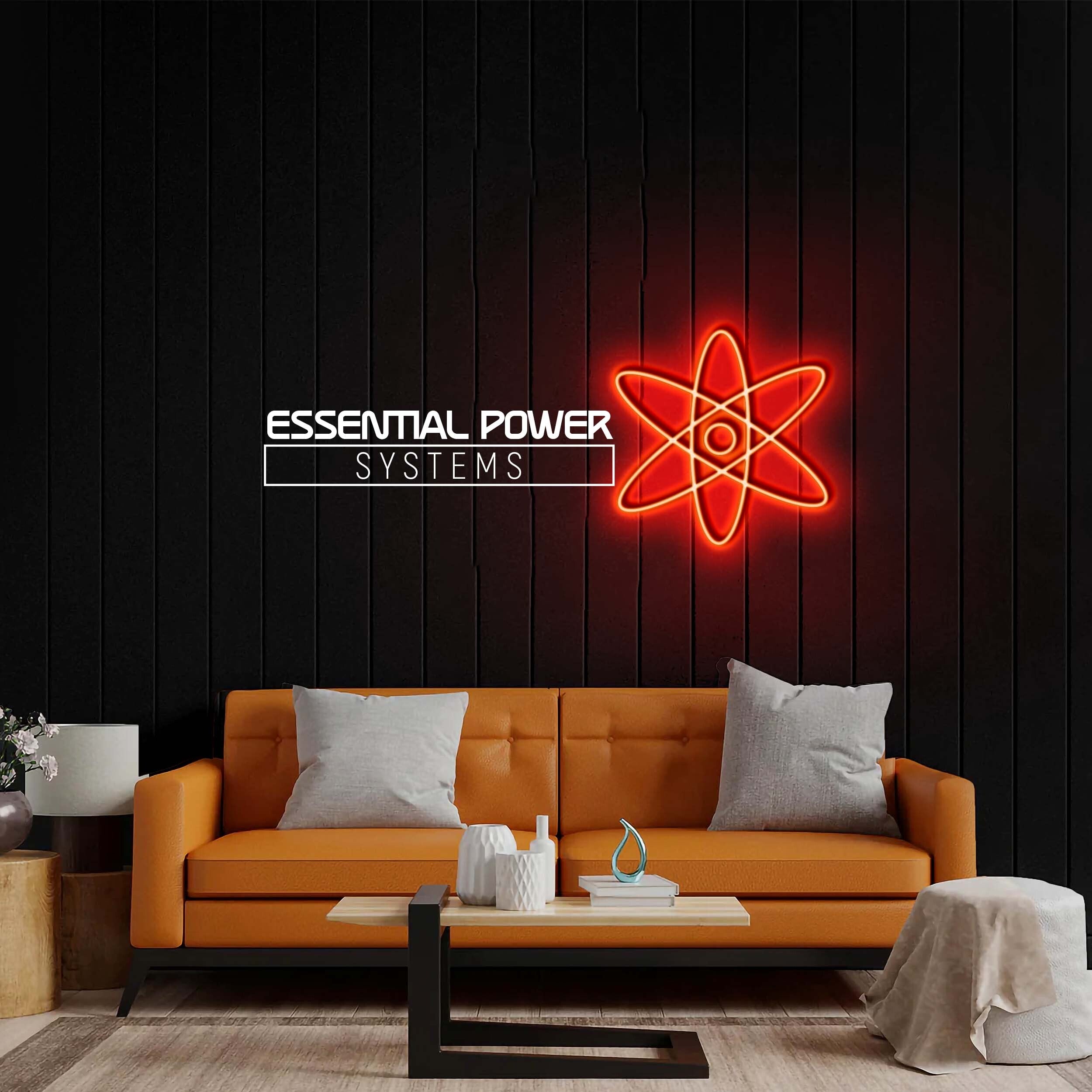 ESSENTIAL POWER SYSTEMS (logo on right side) - Pemium Neon Artwork