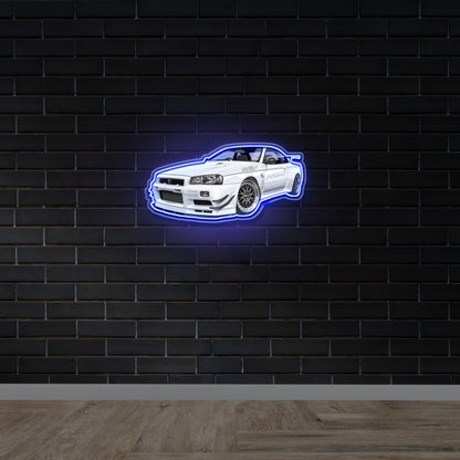 GTR - Premium Neon Artwork