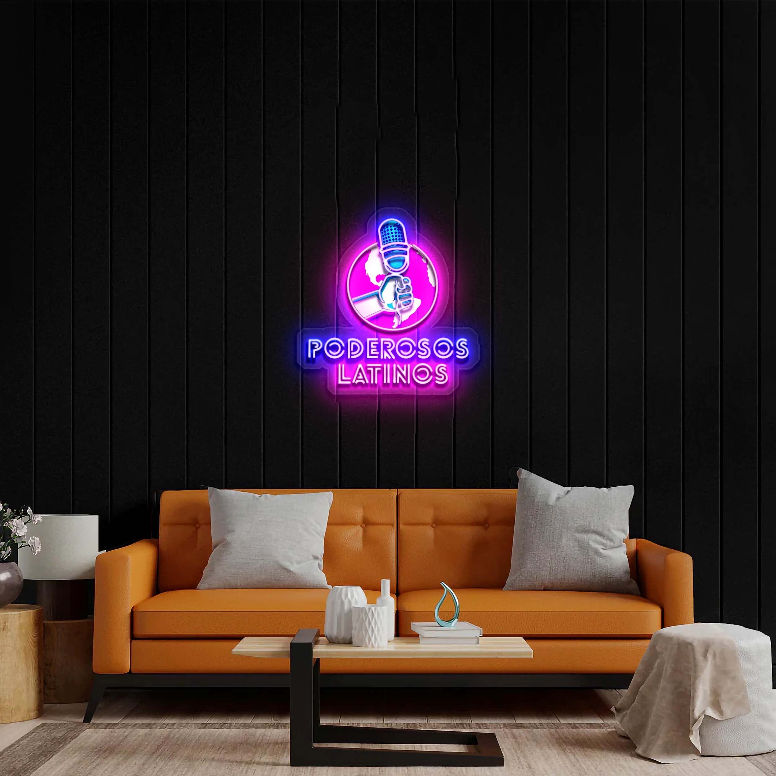 PODEROSOS - Premium Neon Artwork