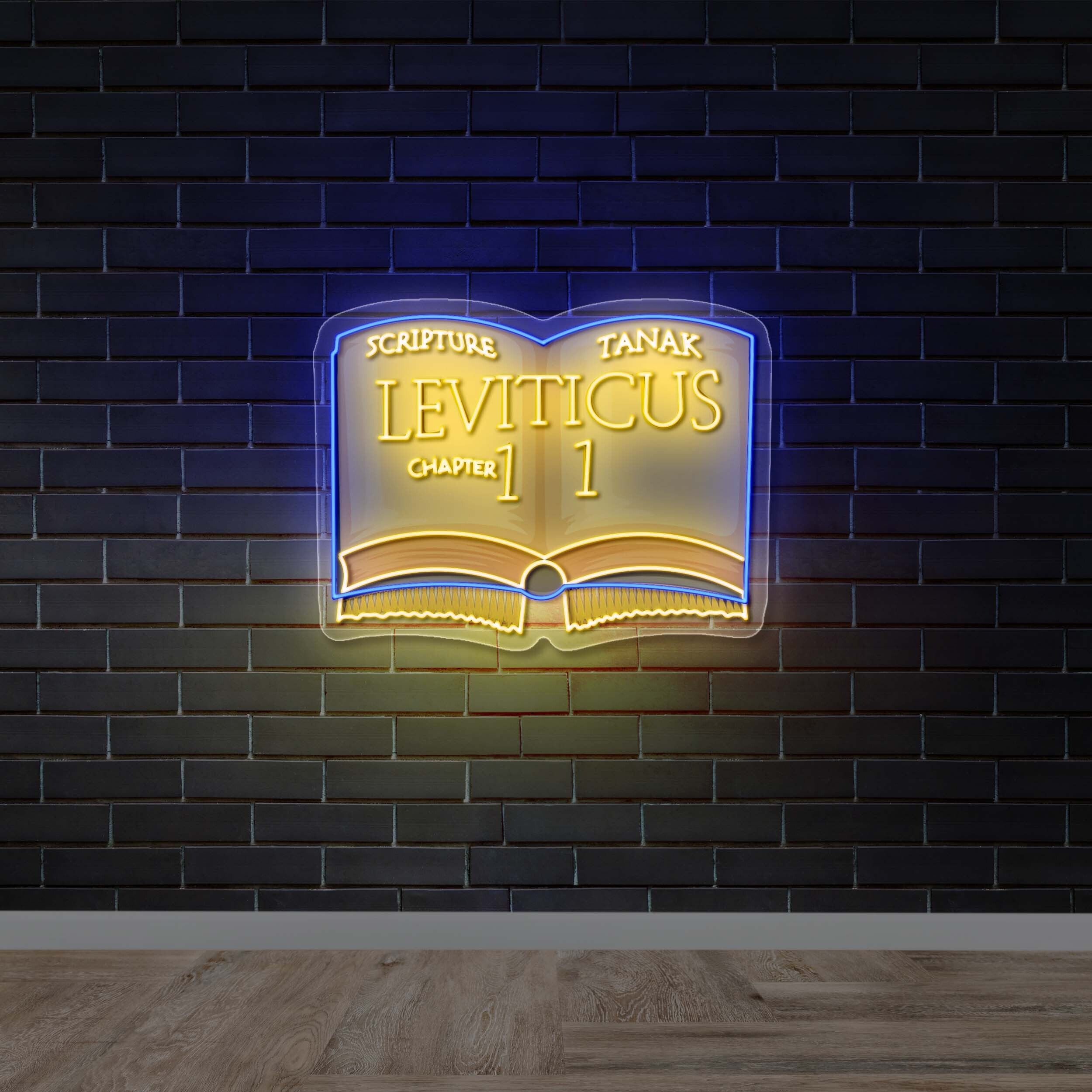 Leviticus 1:1 - Premium Neon Artwork