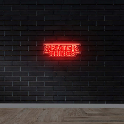 Skater Things - Premium Neon Artwork
