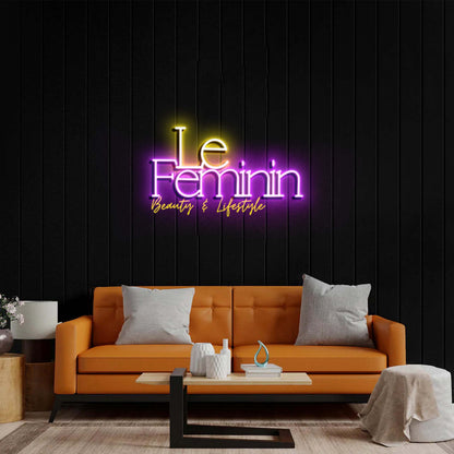 Le Féminine - Premium Neon Artwork