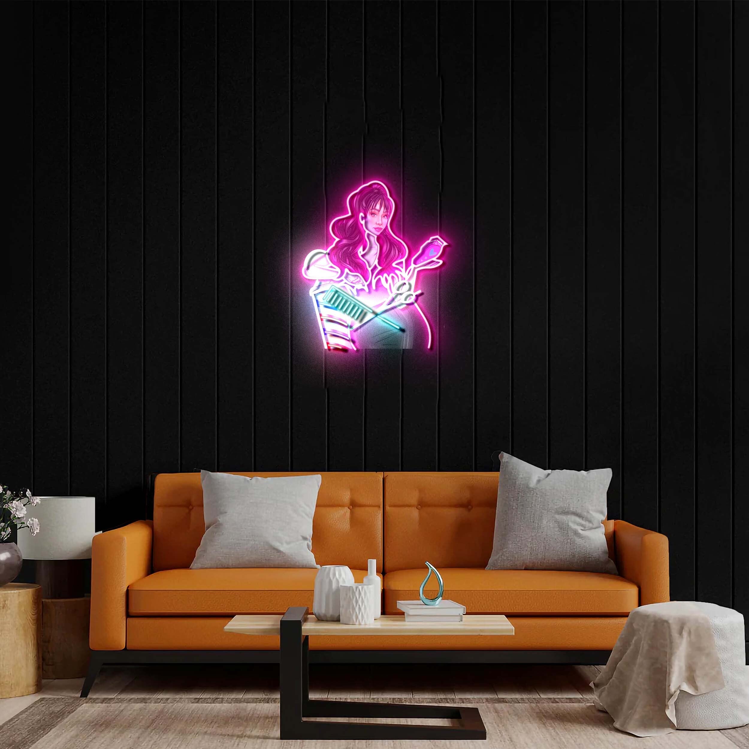 The barber - Premium Neon Artwork