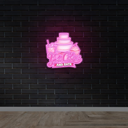 YOLI CAKES AND EATS - Premium Neon Artwork