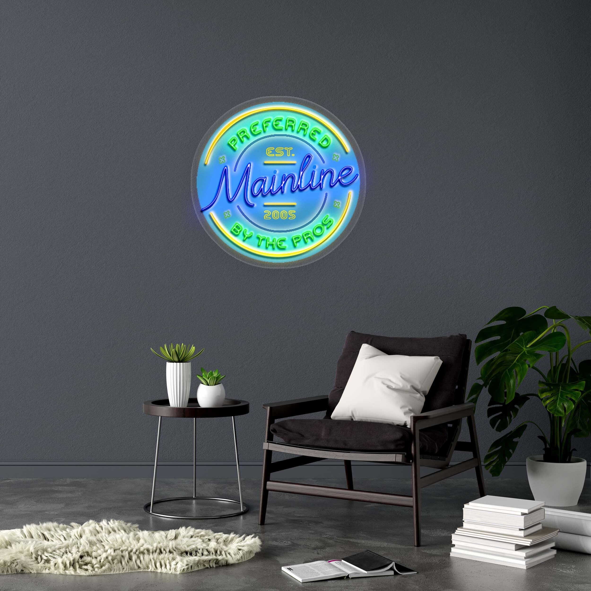 Mainline - Premium Neon Artwork