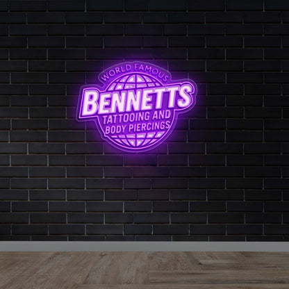 Bennetts - Premium Neon Artwork