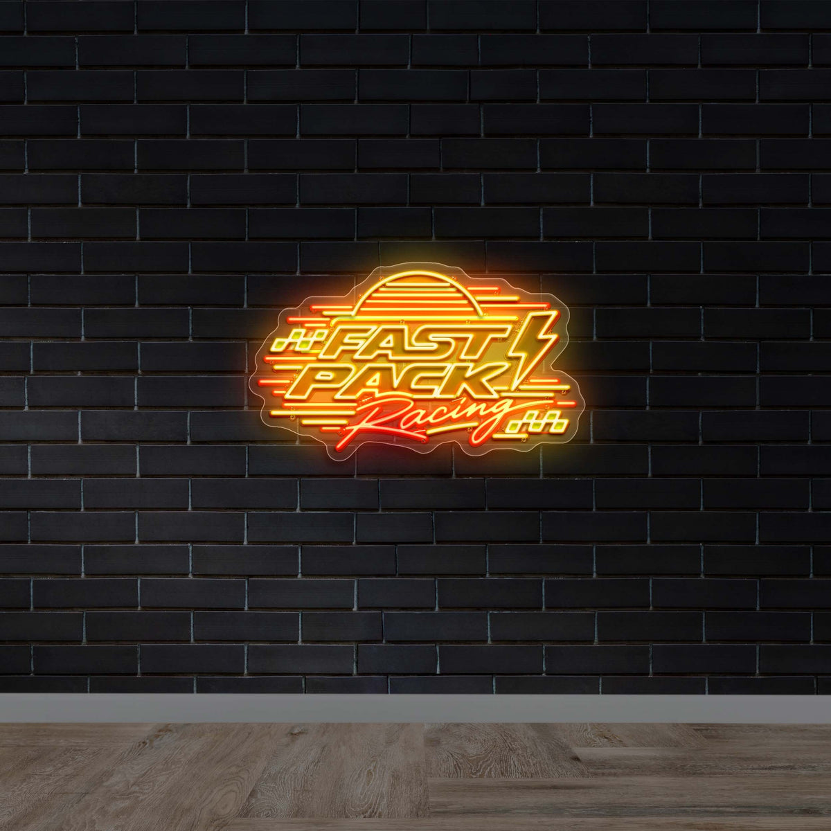 Fast Pack Racing - Premium Neon Artwork