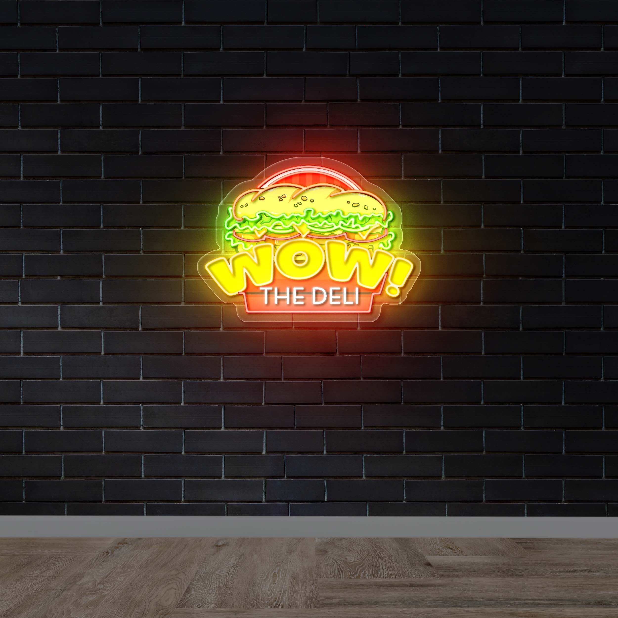 WOW THE DELI -  Premium Neon Artwork