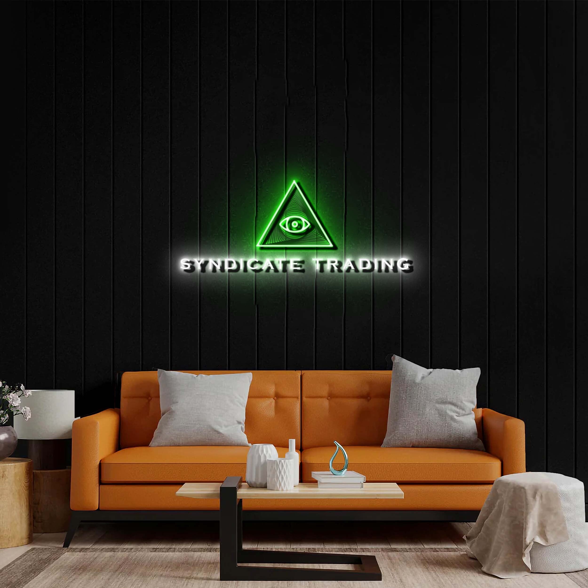 Syndicate Trading - Premium Neon Artwork