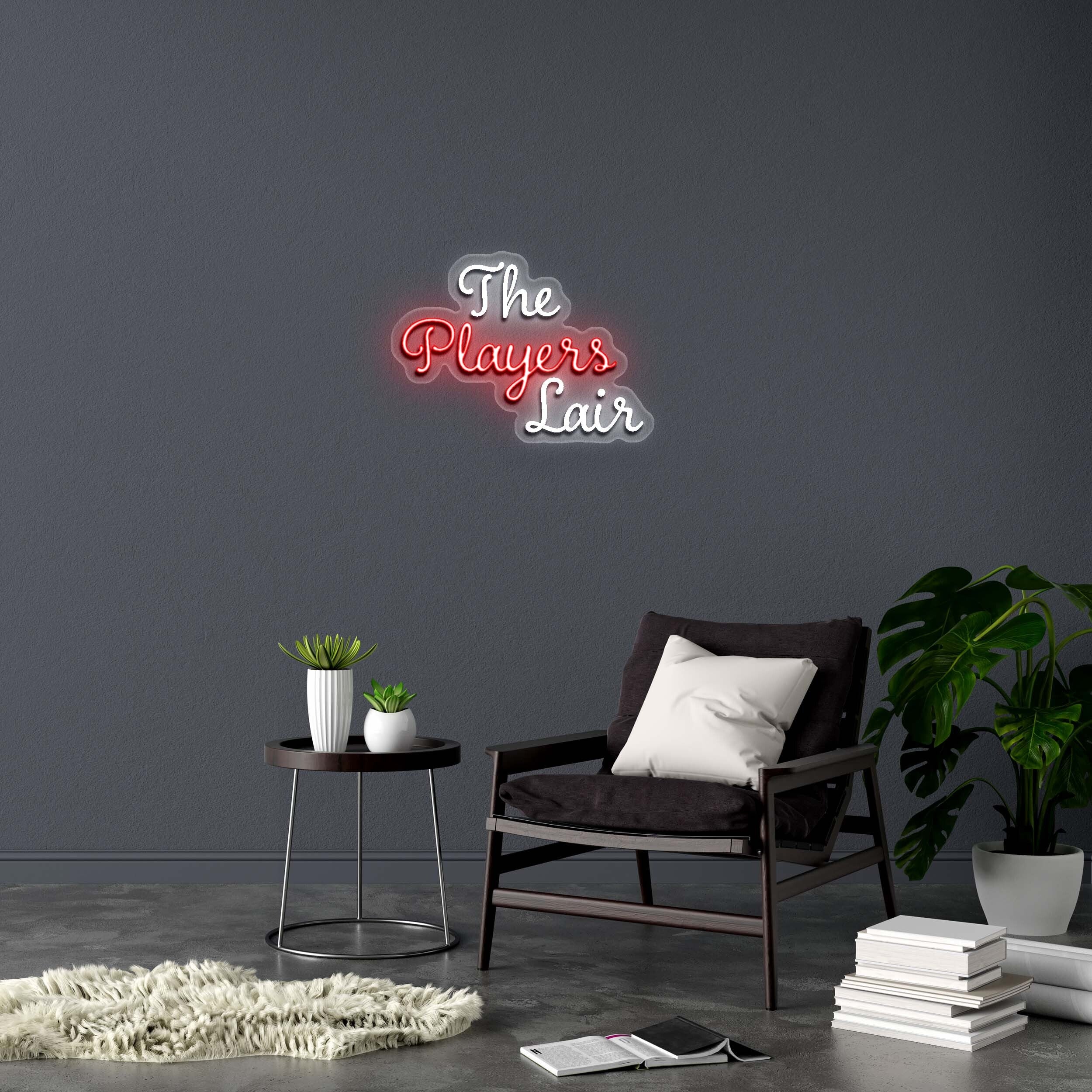 The Players Lair - Premium Neon Artwork
