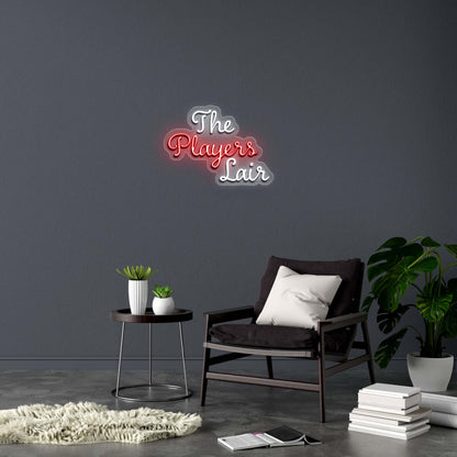 The Players Lair - Premium Neon Artwork