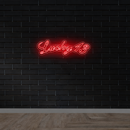 Lucky 13 - Premium Neon Artwork