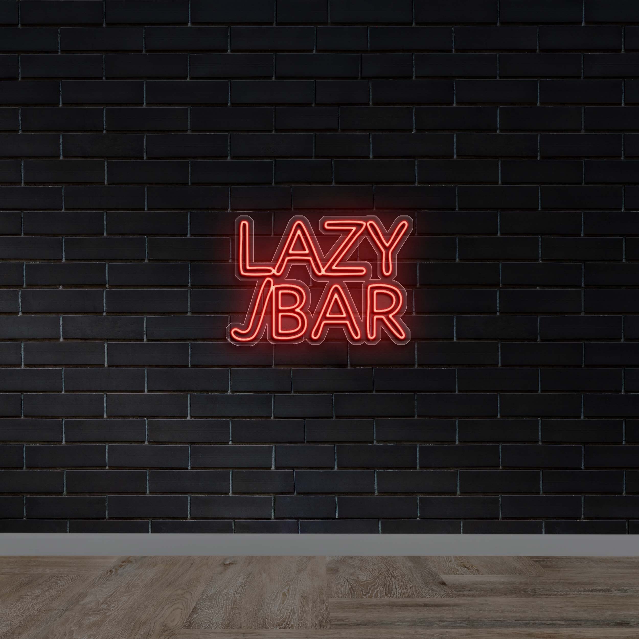 LAZY JBAR - Premium Neon Artwork