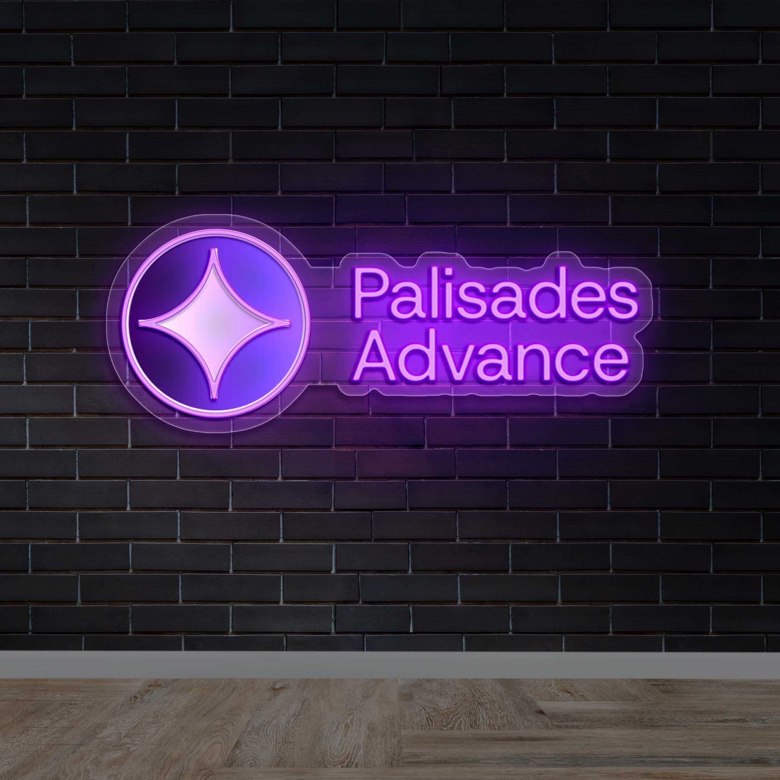 Palisades Advance – Premium Neon Artwork