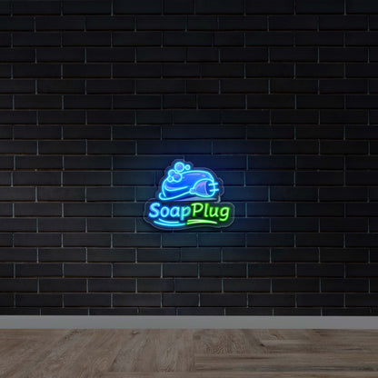 SOAP PLUG - Premium Neon Artwork