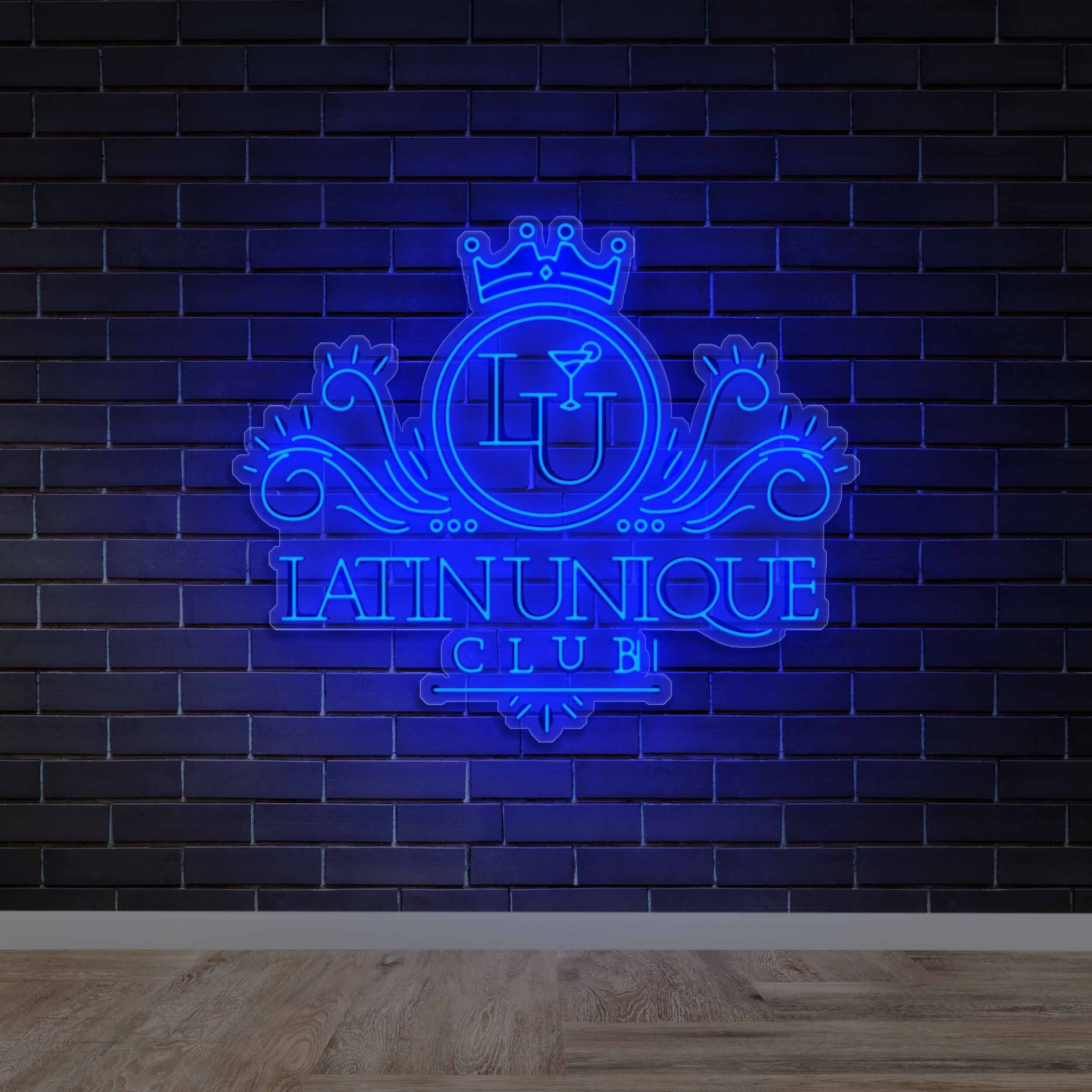Latin Unique Club - Premium Neon Artwork