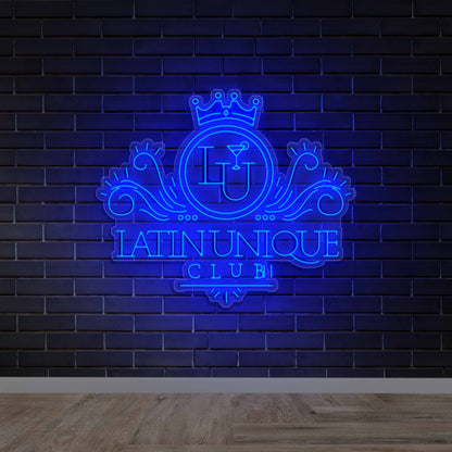 Latin Unique Club - Premium Neon Artwork