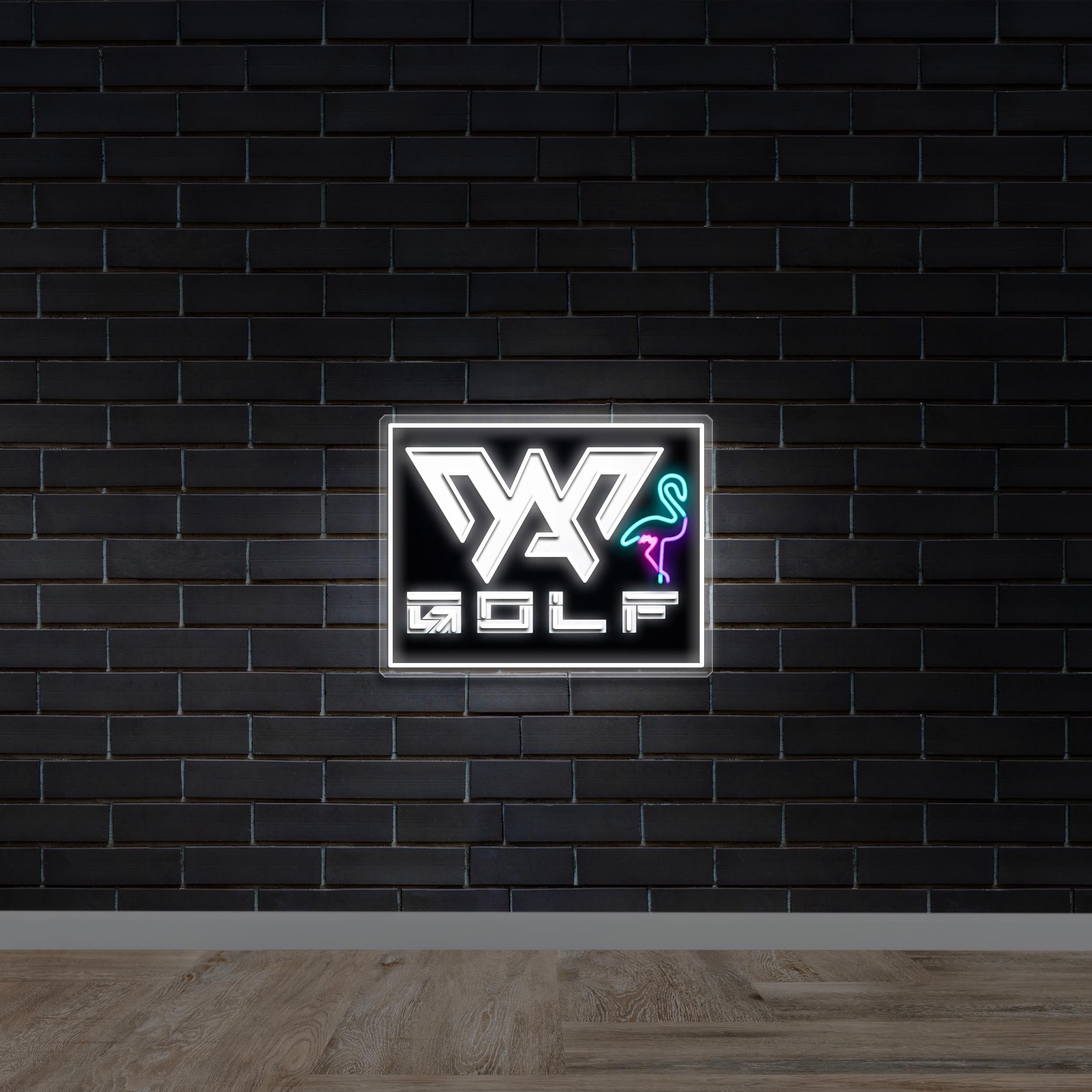 W Golf - Premium Neon Artwork