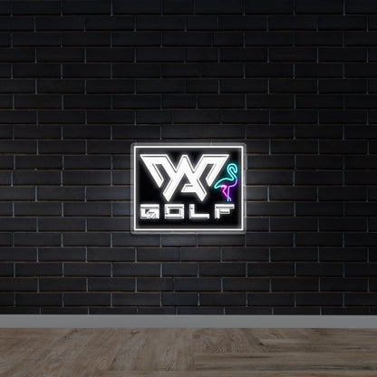 W Golf - Premium Neon Artwork