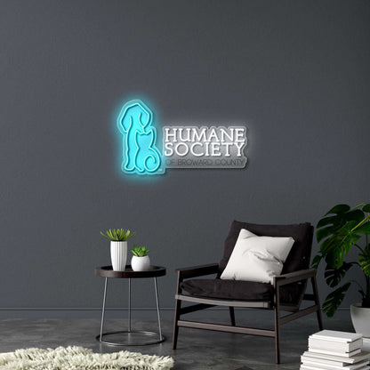 HUMANE SOCIETY - Premium Neon Artwork