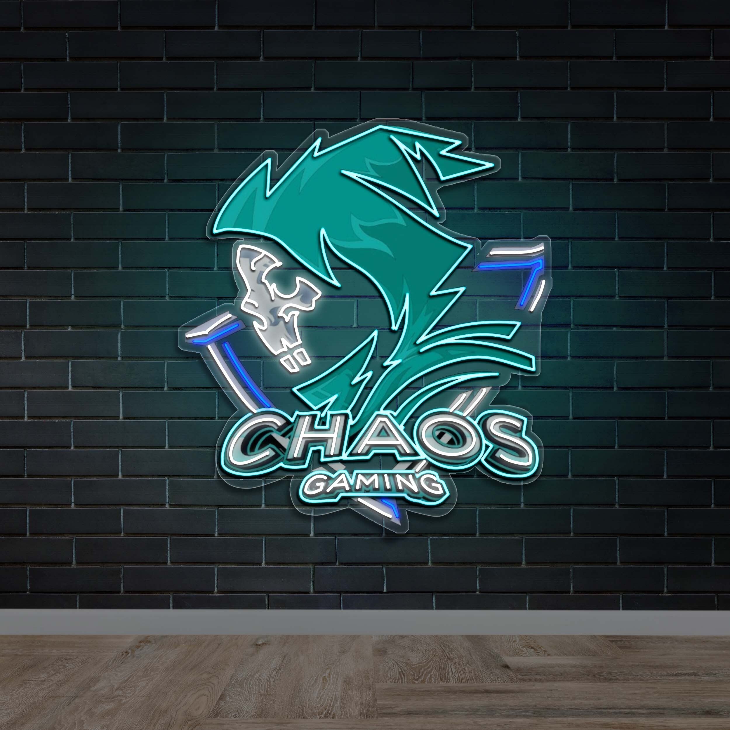 CHAOS - Premium Neon Artwork