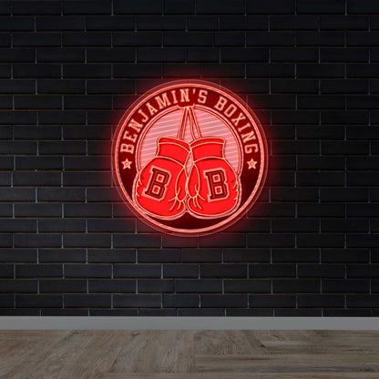 BENJAMIN'S BOXING - Premium Neon Artwork