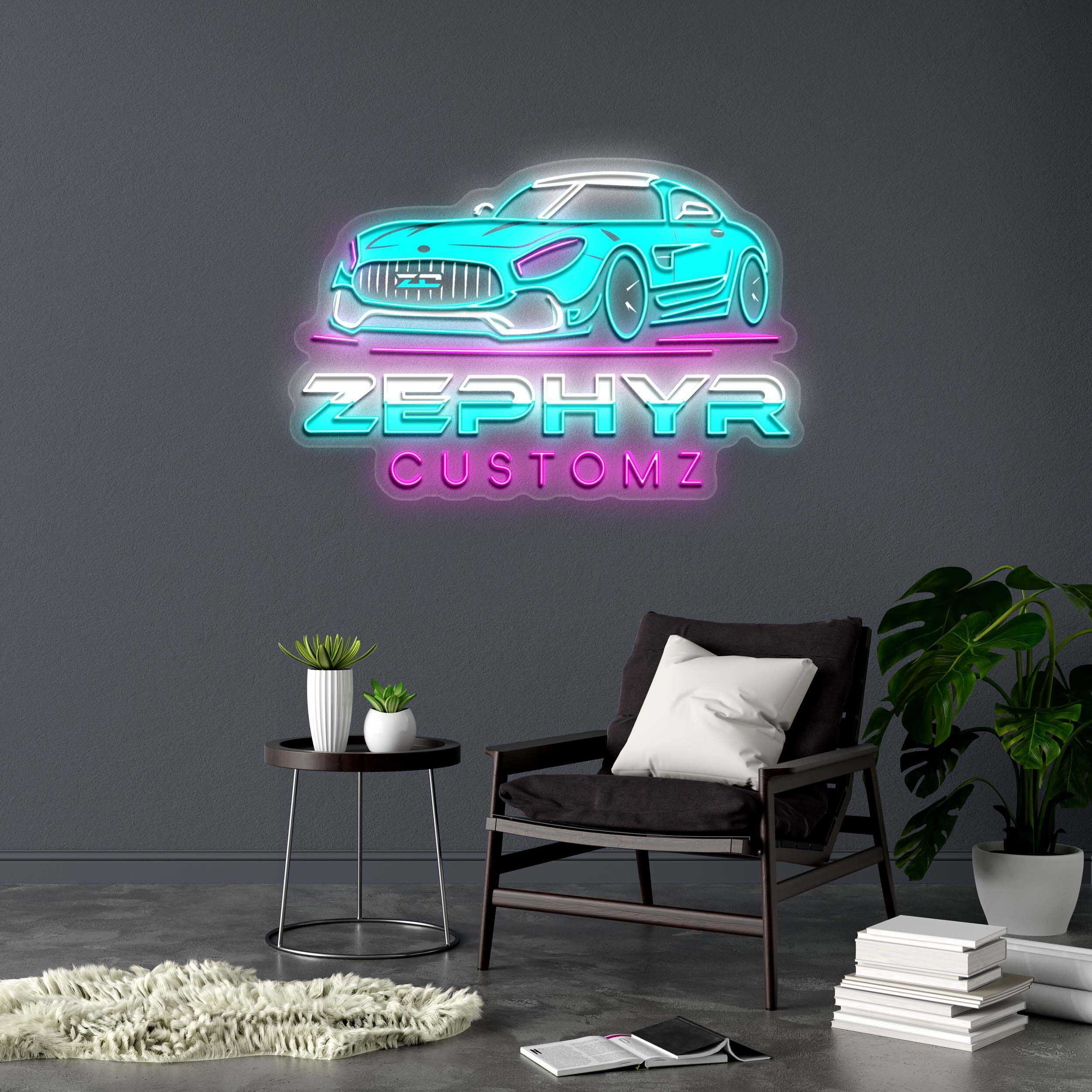 ZEPHYR CUSTOMZ - Premium Neon Artwork