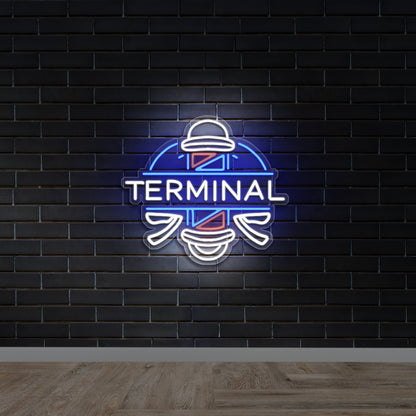 TERMINAL - Premium Neon Artwork