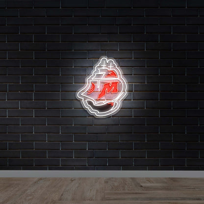 Chunky Ship - Premium Neon Artwork